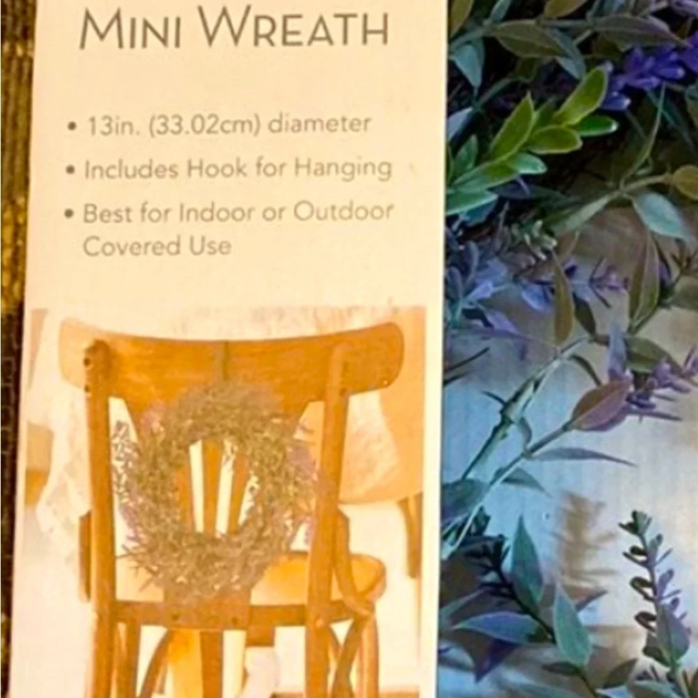 Huntington Home Lavender Mini Wreath